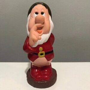 Vintage 1970s SNEEZY Snow White & The Seven Dwarfs 6" Rubber Squeak Bath Toy 612
